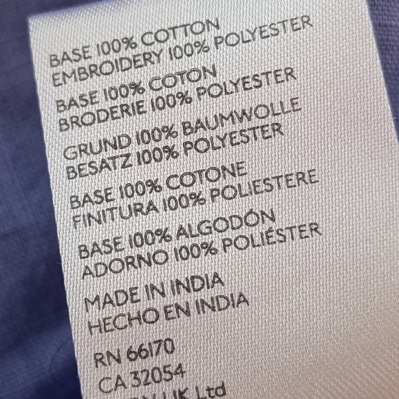 Free People Costa Eyelet Top Periwinkle Blue Size XS Oversized - Picture 8 of 12